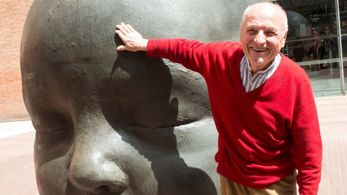 Telediario 1 - El Palau de la Música acoge la "cotidianidad" humana de Antonio López