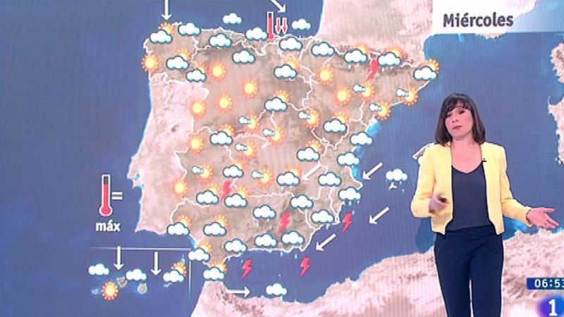 Este miércoles habrá lluvias en Granada y Almería, sin descartarlas en otras zonas del sudeste