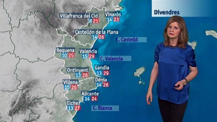 L'informatiu - Comunitat Valenciana - El tiempo en la Comunidad Valenciana - 26/04/18