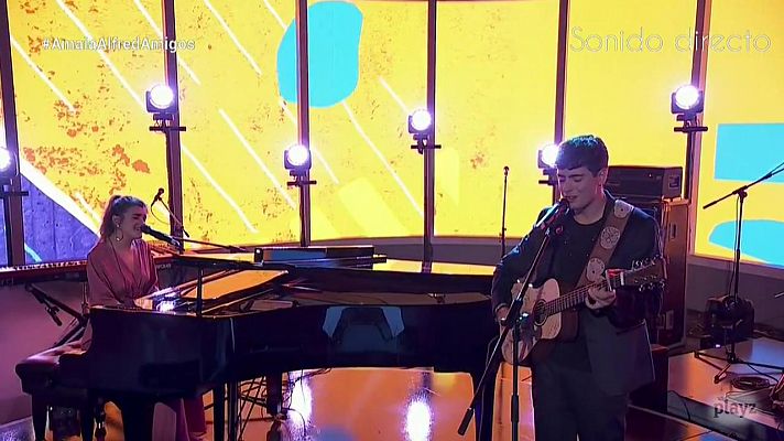 Amaia y Alfred cantan por primera vez 'Your song'