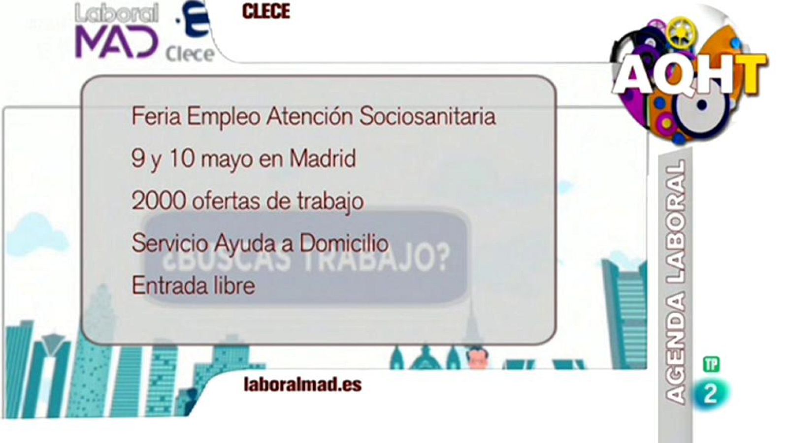 Agenda de actividades gratis ANTIPARO - Aquí hay trabajo | Ver