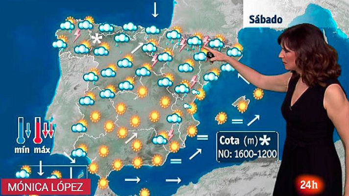 El tiempo - Bajada de temperaturas y chubascos, que pueden ser tormentosos, en el norte