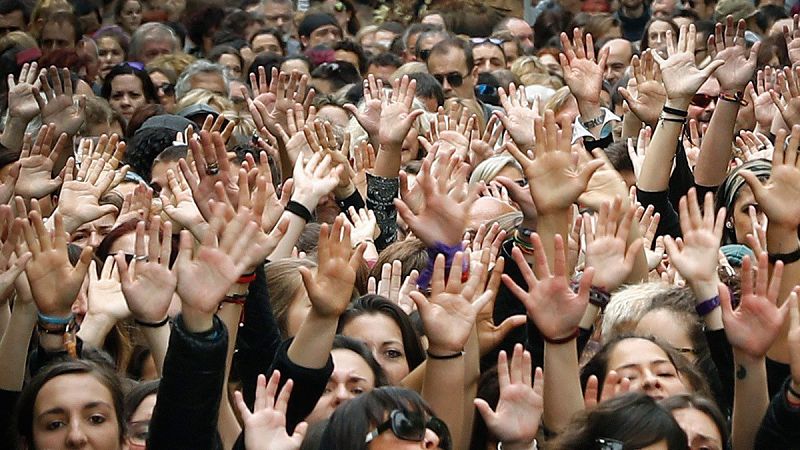 Nueva manifestación en Pamplona contra la sentencia del caso 'La Manada'