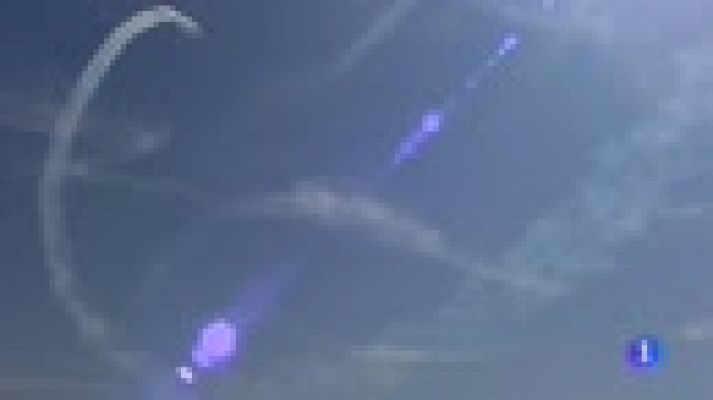 Telediario 1 - La Patrulla Águila sobre el cielo de Berlín