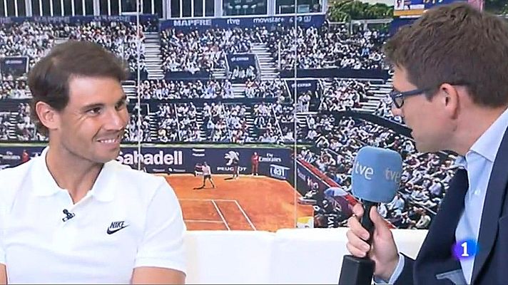 Telediario 1 - Nadal, en el TD2: "Ganar otra vez aquí significa mucho para mí"