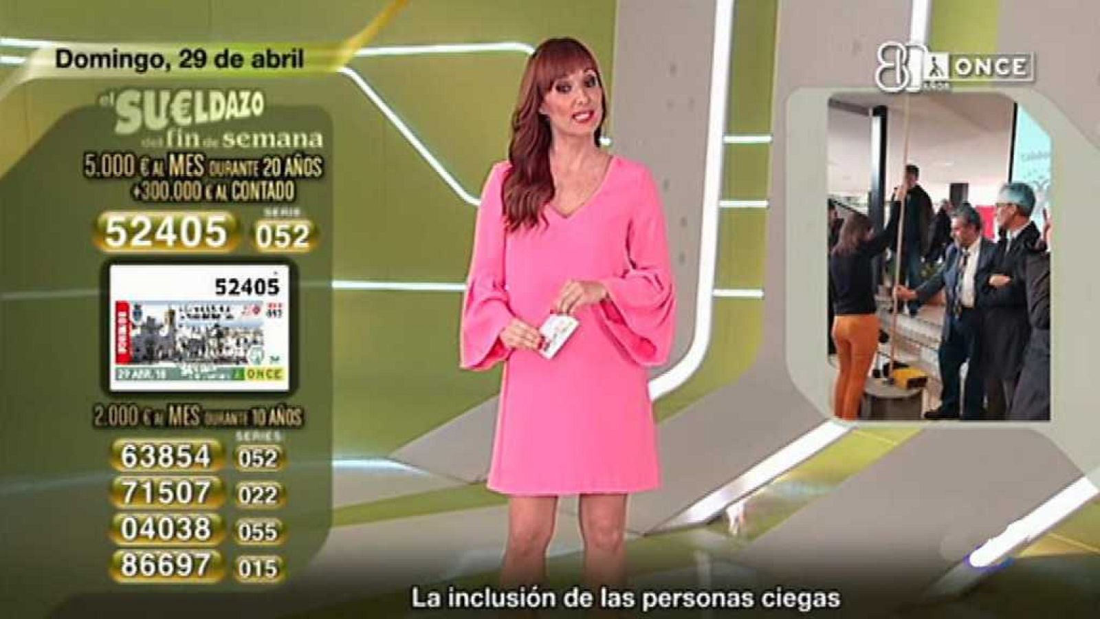 Sorteo ONCE - 29/04/18 - ver ahora