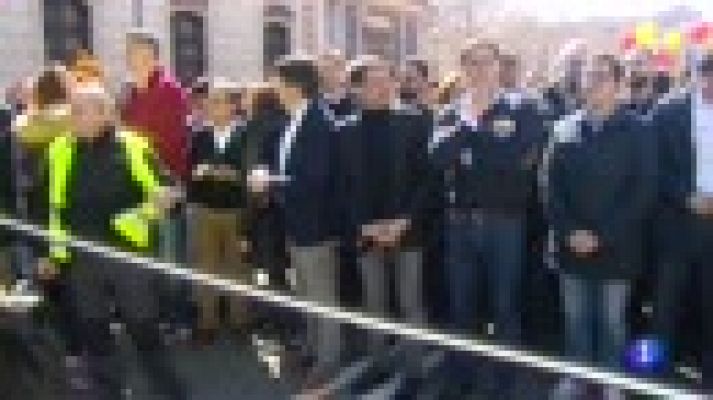 Telediario 1 - El PSC rechaza la plataforma de partidos frente al independentismo propuesta por Valls en Barcelona