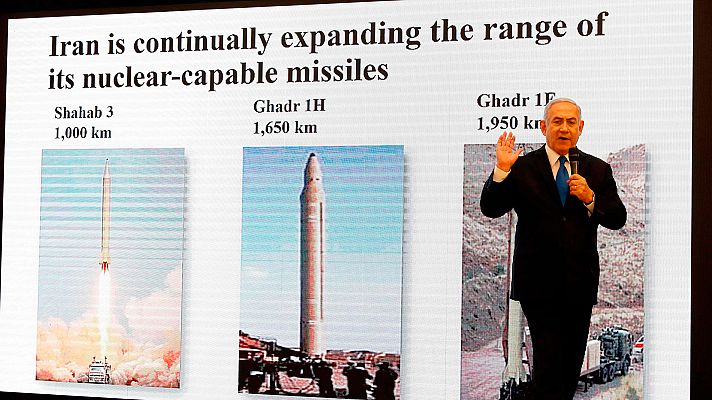 Telediario 1 - Estados Unidos respalda las denuncias de Israel sobre el programa nuclear de Irán