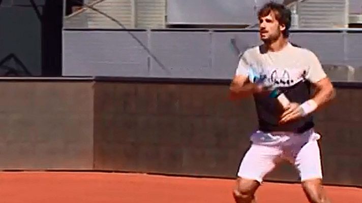 Feliciano y Verdasco ya se entrenan en Madrid