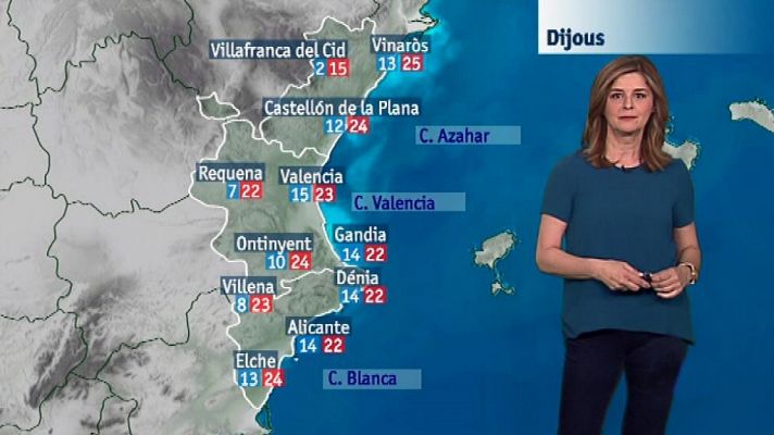 L'informatiu - Comunitat Valenciana - El tiempo en la Comunidad Valenciana - 02/05/18