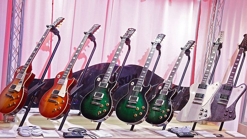 El mítico fabricante de guitarras Gibson se declara en bancarrota