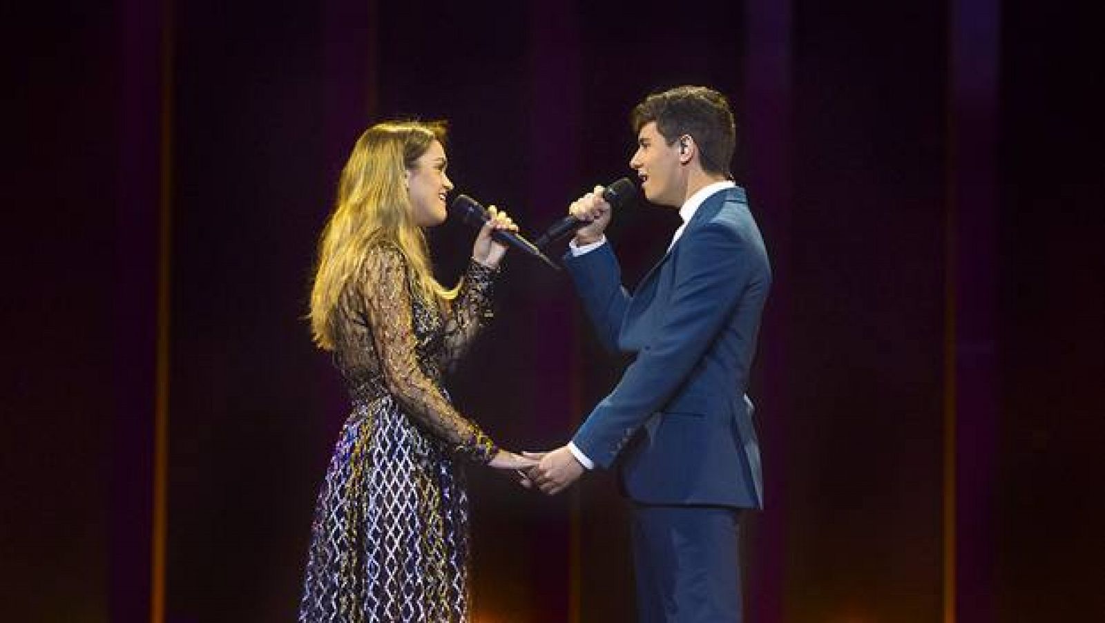 Segundo ensayo realizado de Amaia y Alfred en Eurovisión