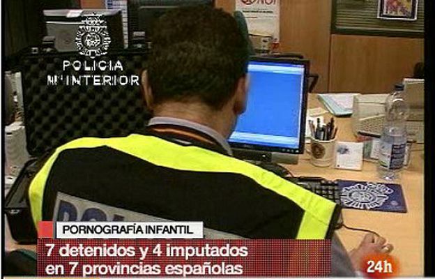  - Operación contra la pornografía intantil