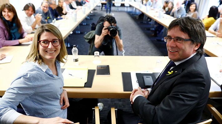 Telediario 1 - JxCat tratará de investir a Puigdemont en el lapso de tiempo entre la entrada en vigor de la ley y su suspensión