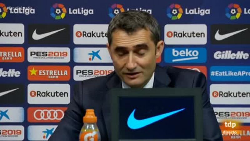 Valverde: "Con el VAR todavía estaríamos jugando"