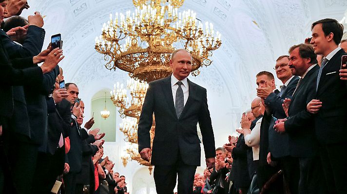 Putin jura su cuarto mandato como presidente de Rusia 
