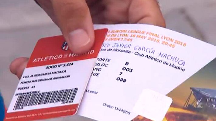 Telediario 1 - A Lyon con entradas nominales