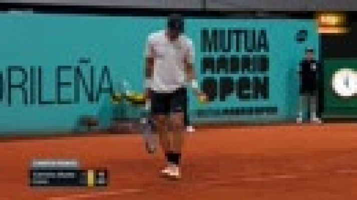 Madrid Open de Tenis - Madrid Open 2018. Carreño no puede con Coric