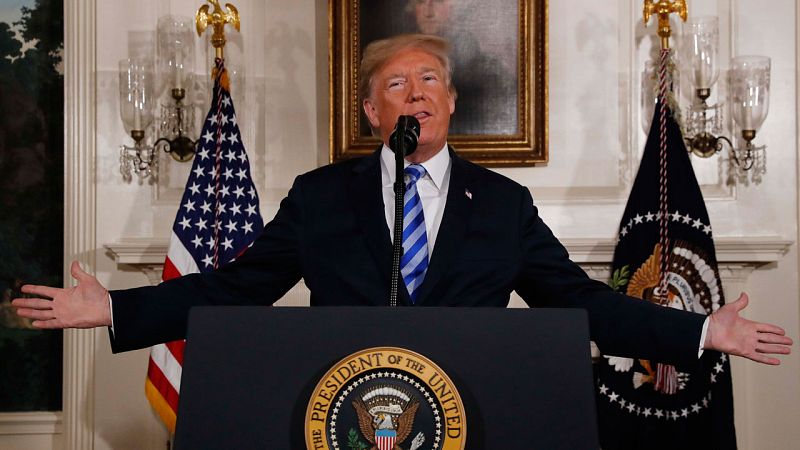 Trump anuncia que EE.UU. rompe el acuerdo nuclear con Irán