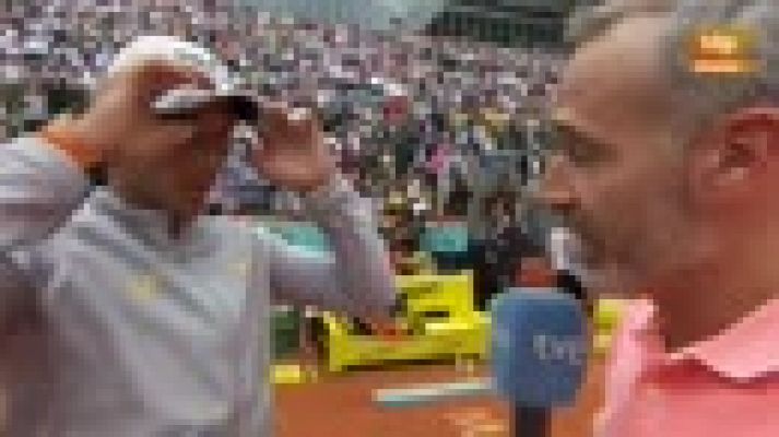 Madrid Open 2018. Nadal: "He jugado muy completo en todos los aspectos"