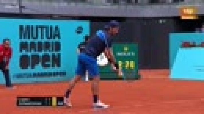 Madrid Open de Tenis - Schwartzman termina con Feliciano López