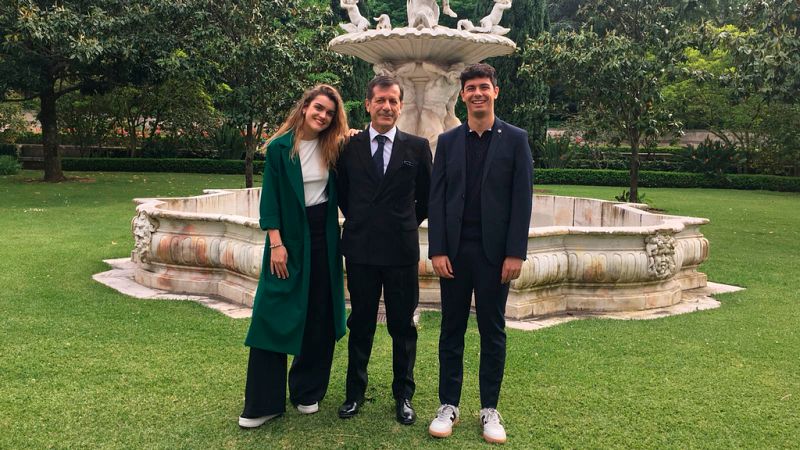 Espaa Directo - Amaia y Alfred, recibidos por el embajador de Espaa en Lisboa