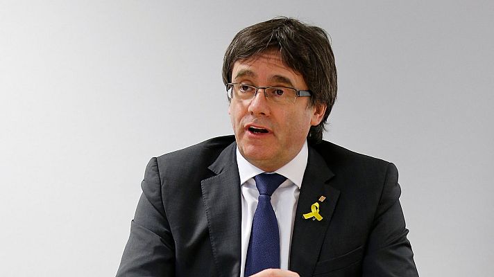 Telediario 1 - Hacienda abre expediente a Puigdemont por no declarar sus bienes