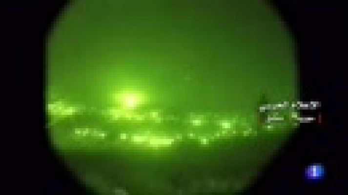 Telediario 1 - Israel bombardea Siria tras un ataque contra los Altos del Golán que atribuye a Irán