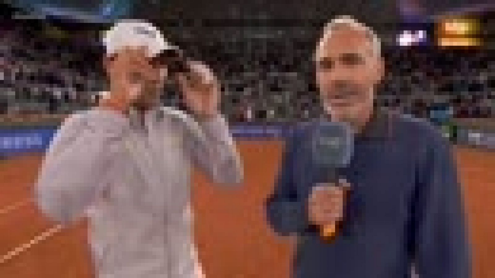 Madrid Open 2018. Nadal y Butragueño homenajean a Santana en su 80º cumpleaños