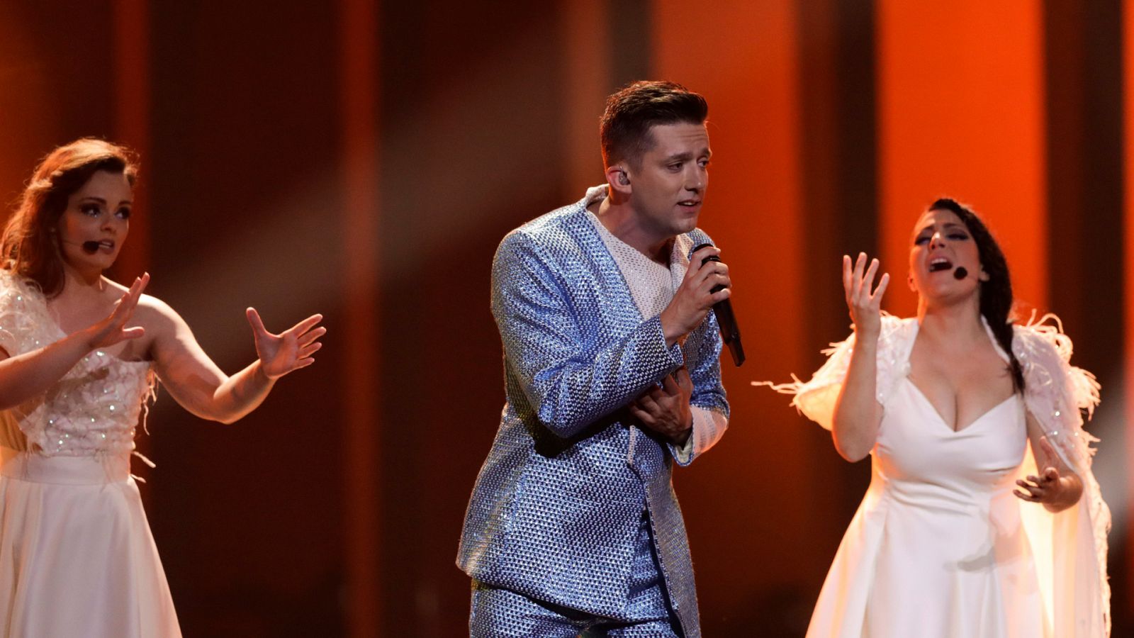 Eurovisión - Montenegro: Vanja Radovanovic canta "Inje" en la segunda semifinal de Eurovisión 2018