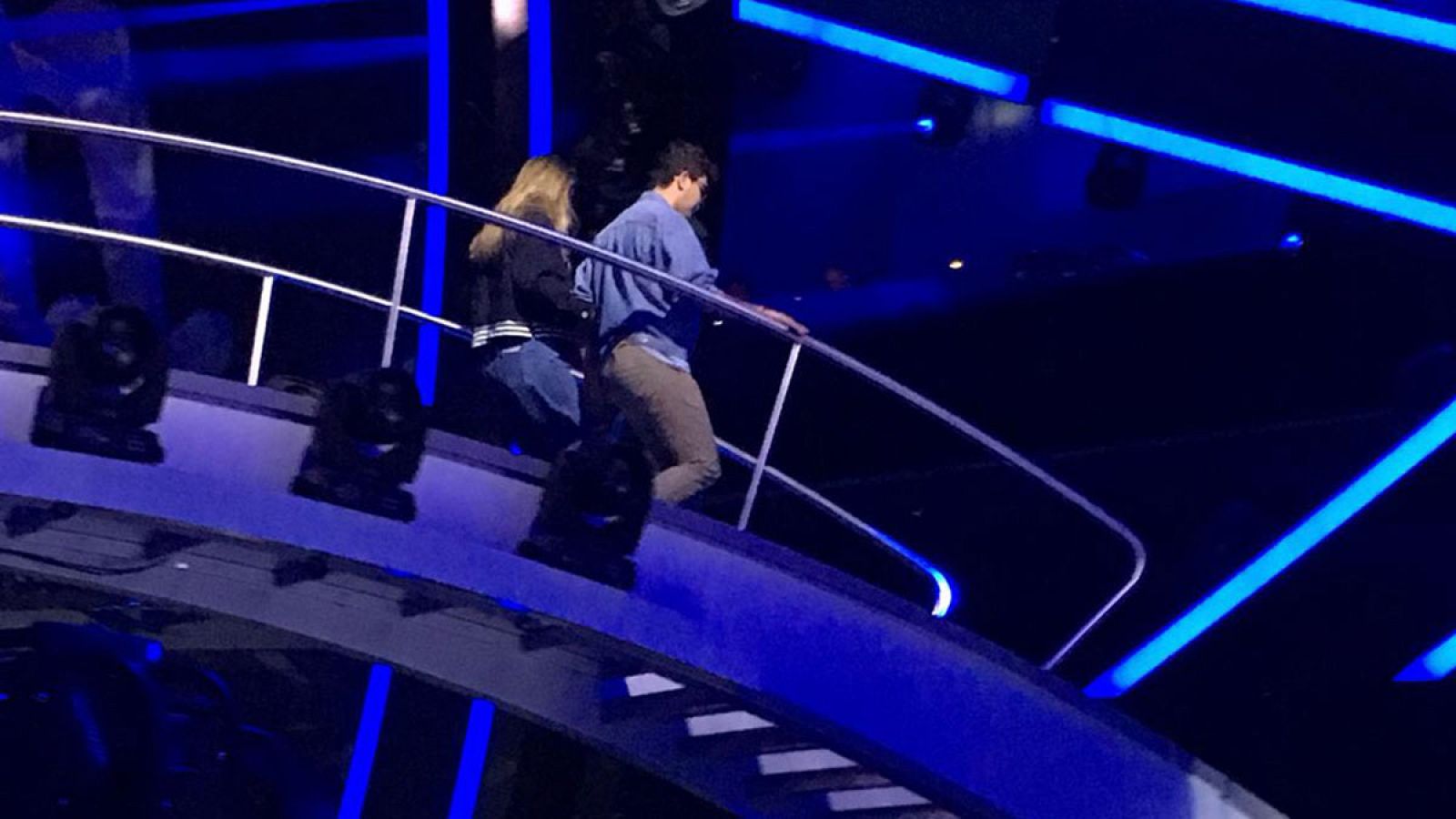 Así ha sido el ensayo de banderas de Amaia y Alfred