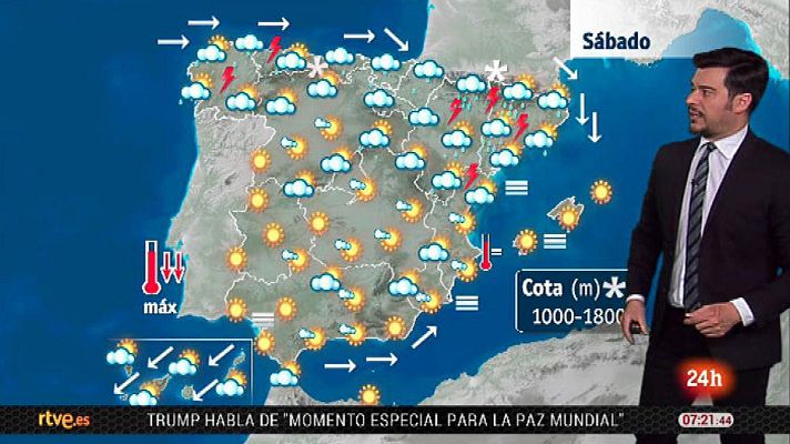 El tiempo - Las temperaturas bajan de una forma notable en la mitad norte