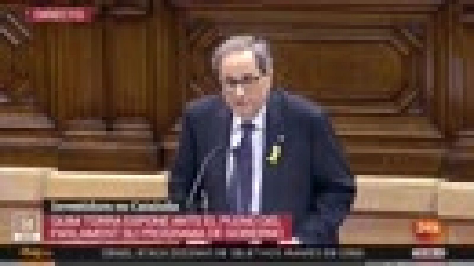 Informativo 24h: Torra promete construir una república en Cataluña | RTVE Play