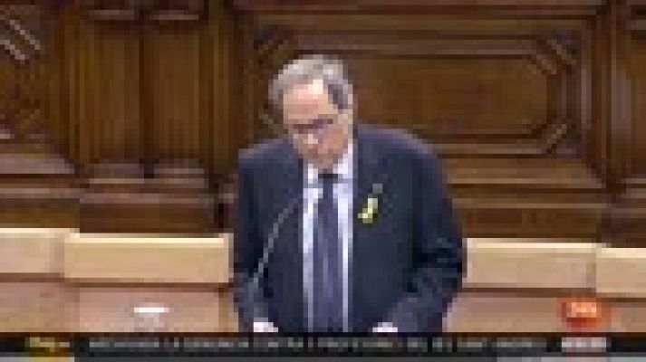 Torra promete construir una república catalana