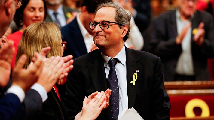 Telediario 1 - Quim Torra, nuevo candidato a la presidencia de la Generalitat
