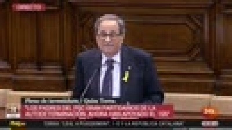 Torra se reconoce "radical": "Para defender a Cataluña, la radicalidad que haga falta"