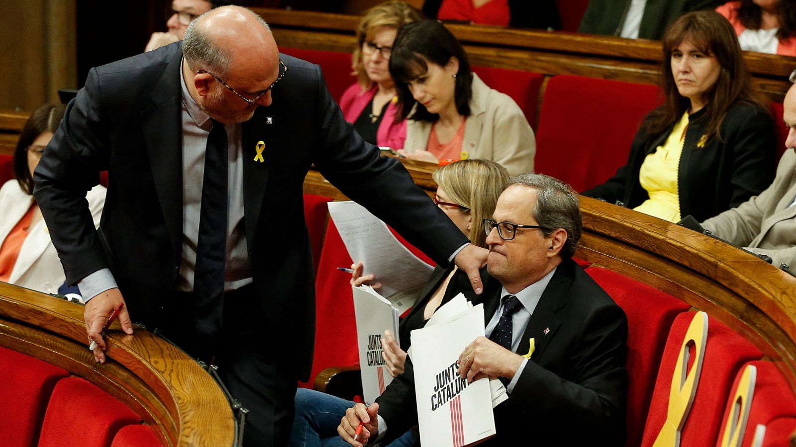 Discurso íntegro de Eduard Pujol en el debate de investidura de Quim Torra