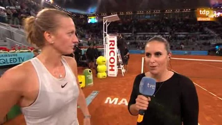 Madrid Open de Tenis - Kvitova: "Siempre es increíble ganar un torneo como este"