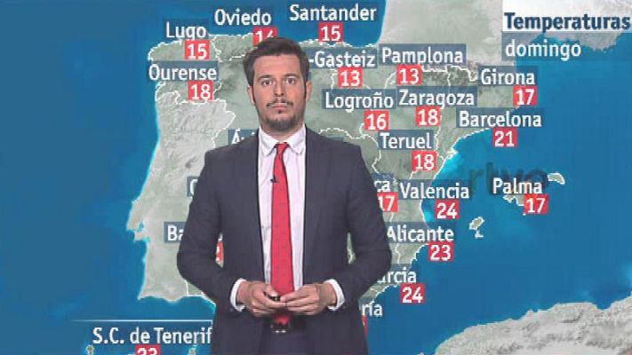 El tiempo - Lluvia fuerte en Cataluña y Baleares y viento en la costa mediterránea