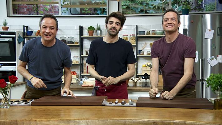 Torres en la cocina - Tartar de brócoli y galletas de pistacho