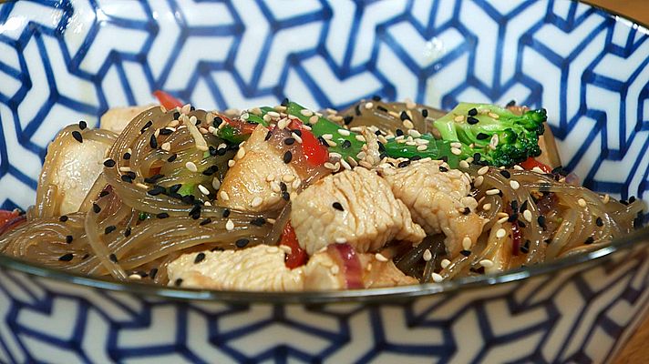 RTVE Cocina - Fideos de boniato con pavo