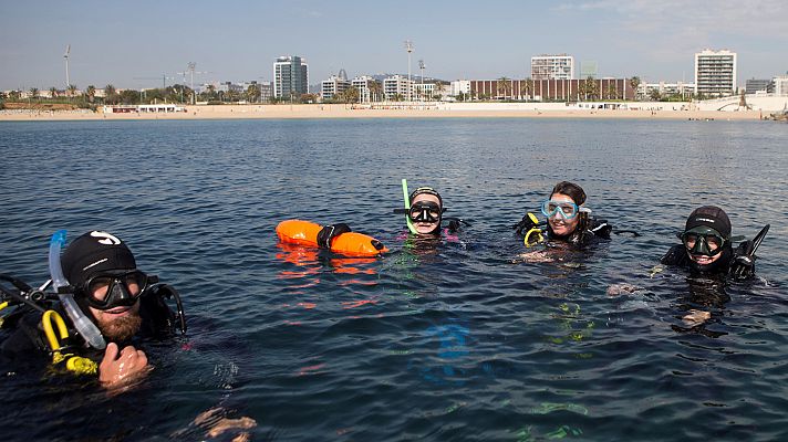 Instalan en Barcelona  la primera estación submarina de control en zona de playas