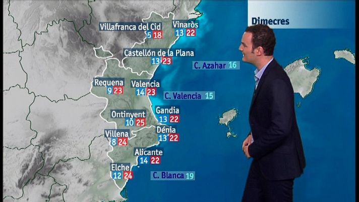 L'informatiu - Comunitat Valenciana - El tiempo en la Comunidad Valenciana - 15/05/18