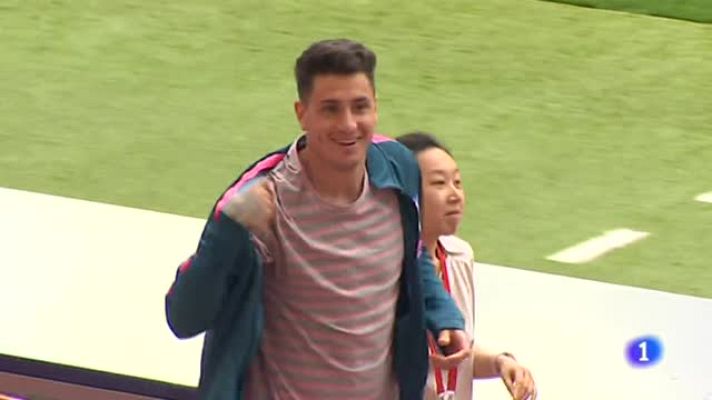 Telediario 1 - Giménez: "Más que nervioso, estoy ansioso por la final"