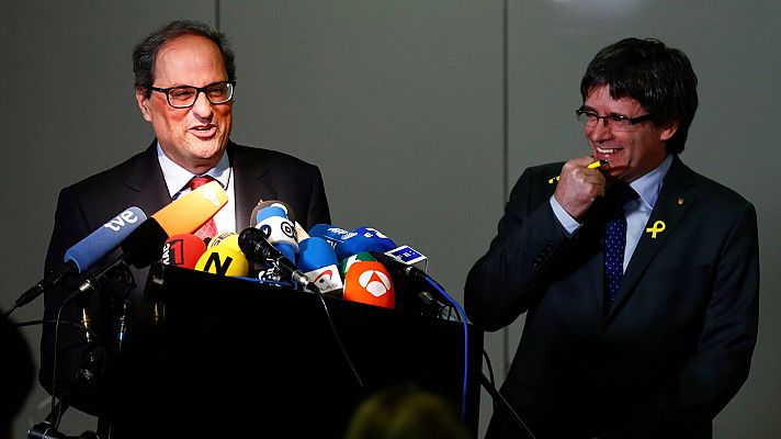 Puigdemont: "Torra tomará sus propias decisiones"