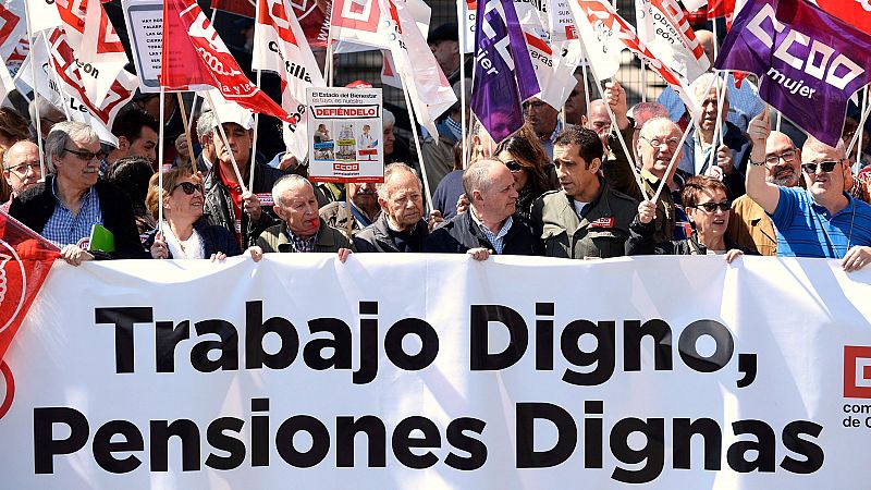 Los pensionistas vuelven a manifestarse para que se derogue la última reforma de 2013