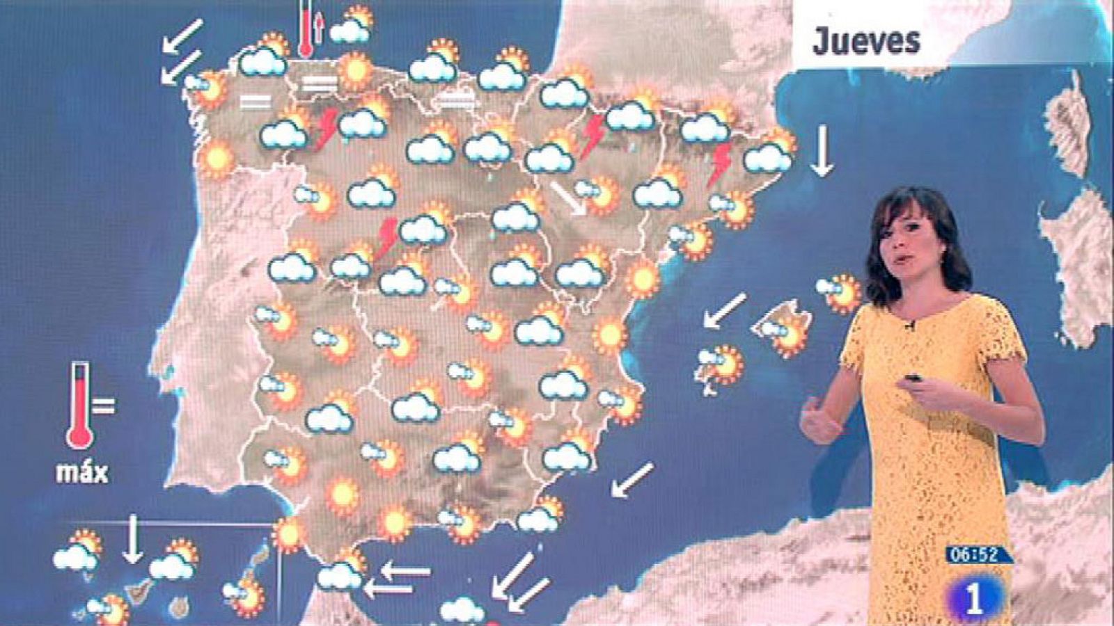 El Tiempo | Este jueves habrá lluvias fuertes en Melilla y ascenso de las temperaturas en tercio norte