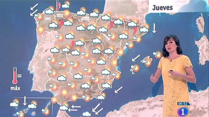 El tiempo - Este jueves habrá lluvias fuertes en Melilla y ascenso de las temperaturas en tercio norte