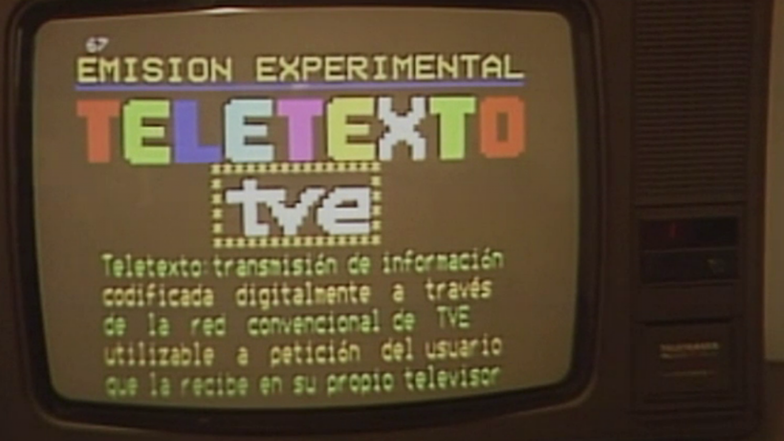 La llegada del teletexto a TVE