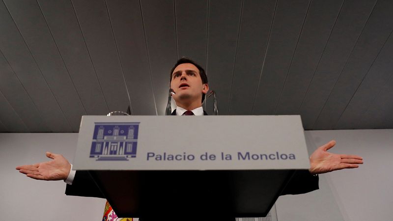 Rivera pide "extender" la aplicación del artículo 155 en cuanto decaiga la actual